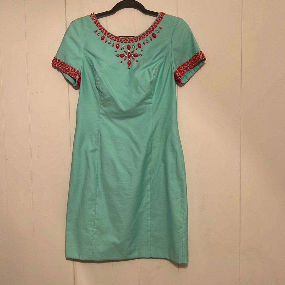 Lilly Pulitzer dress with beads